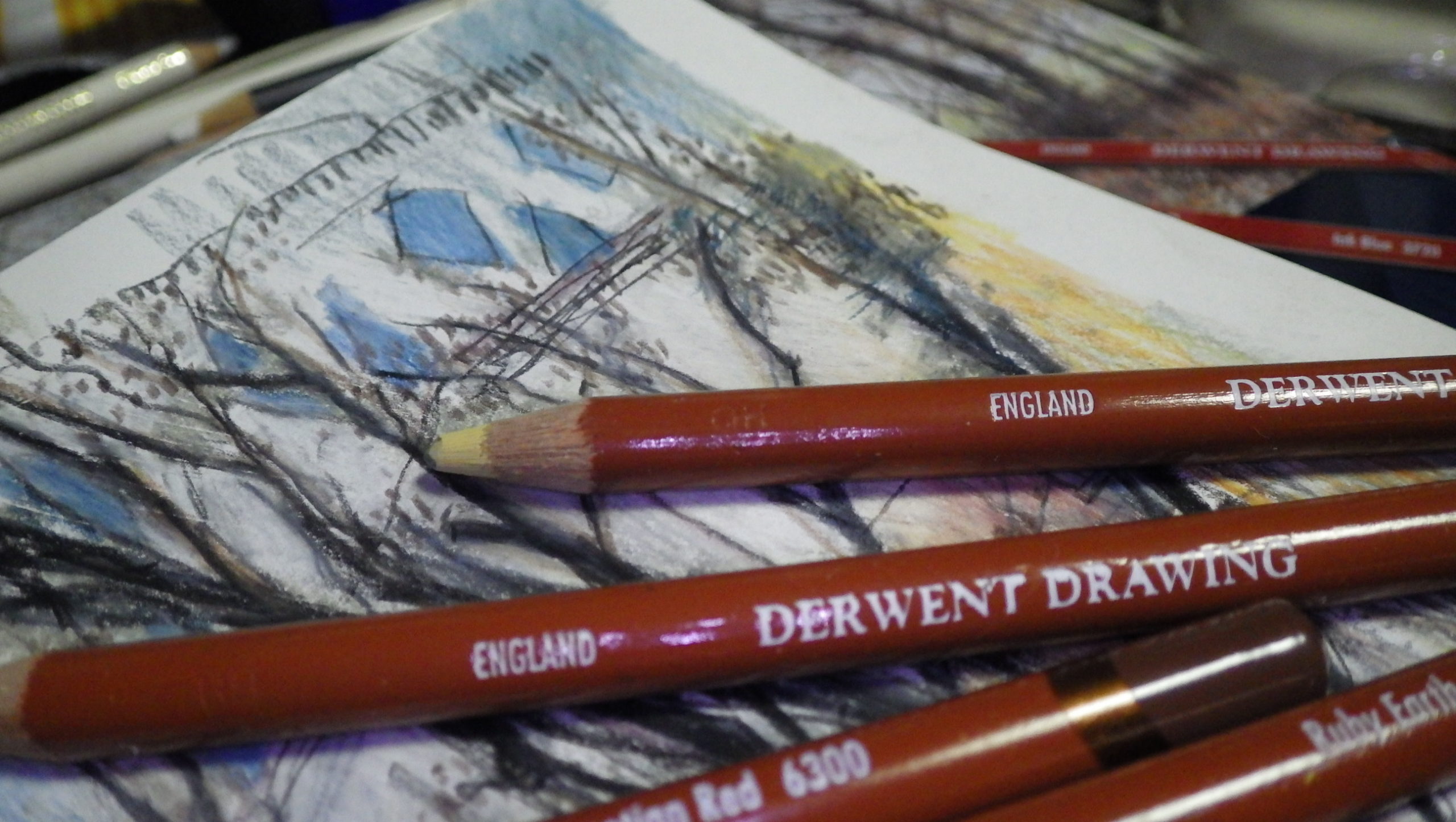 Derwent ダーウェント 色鉛筆 ドローイングペンシル 24色セット